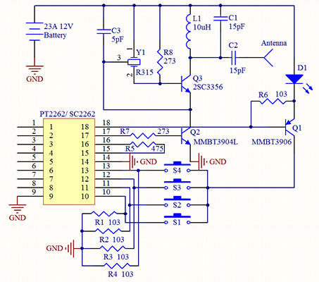 Cir2272gm схема звонка